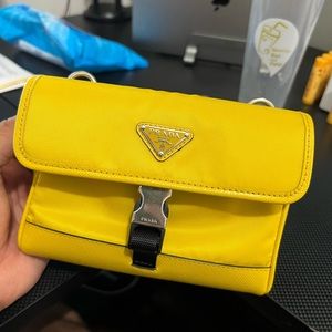 Nylon and Saffiano Leather Smartphone Case